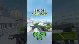 5 CS2 SKINS UNDER 1 💎 csgo cs2news csgocosmetics [upl. by Farmann]