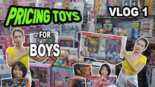 PRICING TOYS FOR BOYS DIVISORIA MALL Vlog1 [upl. by Chema]