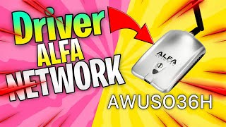 تحميل وتثبيت تعريف قطعة وايفاي الفا How To Install Driver de Antena Alfa AWUS036H windows 10  7 [upl. by Akcire]