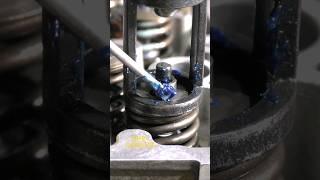 closeup engine valve lock installation shorts [upl. by Samantha]