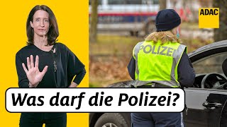 „Halt Polizeikontrollequot Was darf die Polizei  ADAC  Recht Logisch [upl. by Aia]