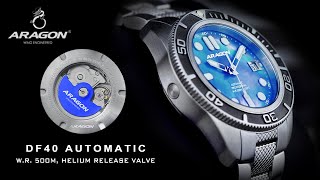 ARAGON® DF40 Automatic 40mm Case Diameter 13mm Thickness [upl. by Cima]