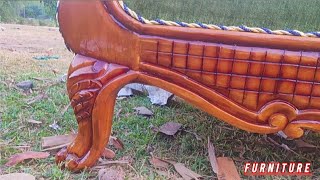 how to make diwan sofa design furniture sofa come kaise banata hai [upl. by Chessa]