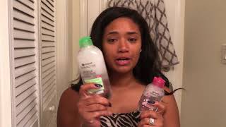 Garnier SkinActive Micellar Water Review [upl. by Otero133]