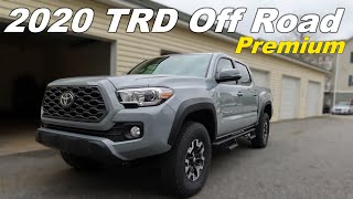 My NEW 2020 Toyota Tacoma TRD Off Road Premium  Cement Grey [upl. by Adnaluy]