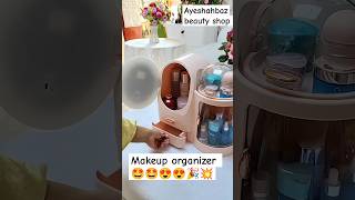 Makeup organizer mirror rotat stand ayeshahbazbeautyshop foryou trending shorts reels viral [upl. by Elazaro]