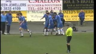 Portadown 3  3 Glenavon 5311 JJB QUARTER FINALS [upl. by Ariom]