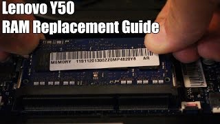 How to Replace RAM in Lenovo Y50 [upl. by Lise]