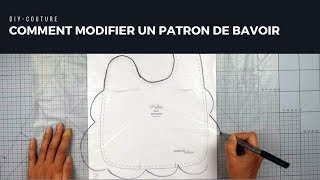 Comment modifier le patron dun bavoir [upl. by Docilu]