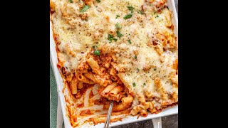 Easy Baked Ziti Recipe [upl. by Iviv]