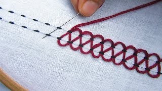 Hand Embroidery Basic Stitch Embroidery for Beginner [upl. by Ispep]