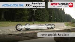 RollskiSkiroller Powerslide XC Superlight Magnesium 201213 von wwwsportalbertde [upl. by Anoved]