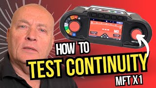 How to Test Continuity with a Megger MFT X1  Easy [upl. by Artenak]