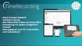 TimeRecording  Arbeitszeiterfassung Administration Demo [upl. by Gord724]