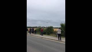 B1b Lancer arrival at Fairford 3916 [upl. by Neal]