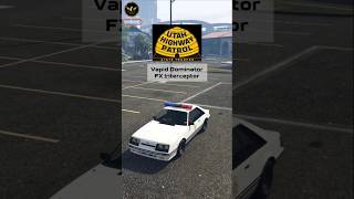 Vapid Dominator FX Interceptor Utah Highway Patrol  GTA 5 Online gta gtaonline gtacars shorts [upl. by Aneel80]