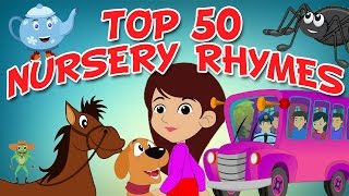 Top 50 Hit Songs  Collection Of Animated Nursery Rhymes For Kids [upl. by Milka]