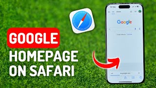 How to Make Googlecom Homepage on Safari on iPhone [upl. by Ahsinyar168]