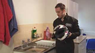 How to wash your SHOEI Helmet [upl. by Lecram]