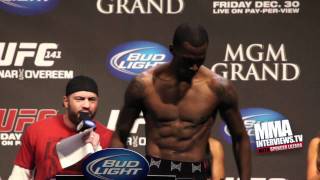 UFC 141 Weigh In Brock Lesnar vs Alistair Overeem Nate Diaz vs Donald Cerrone [upl. by Syramad]