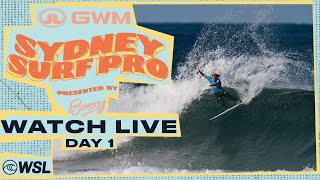 WATCH LIVE GWM Sydney Surf Pro pres by Bonsoy  Day 1 [upl. by Grindle]