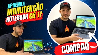 Aprenda Como Trocar HD Notebook Compaq Presario CQ 17 e upgrade SSD CRUCIAL BX500  passo a passo [upl. by Jenilee834]