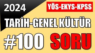 2023 EKYS  KPSS 💯GENEL KÜLTÜR KARIŞIK SORU ÇÖZÜMÜ güncel ekys2023 kpss2023 [upl. by Den]