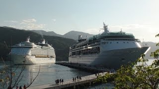 Grandeur of the Seas Labadee Haiti Arrival amp Departure with Explorer of the Seas [upl. by Filipe]