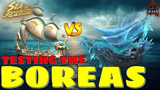 Sea of Conquest Pirate War  Testing the Boreas [upl. by Map]