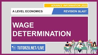 ALevel Economics  Advance Information Revision Blast  Wage Determination [upl. by Ogden646]