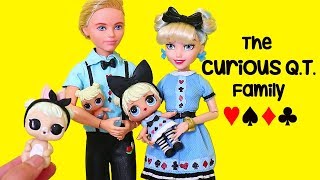 Sniffycat Barbie Families  The CURIOUS QT FAMILY Cookie Bake Mess  Toys and Dolls Fun for Kids [upl. by Konopka]