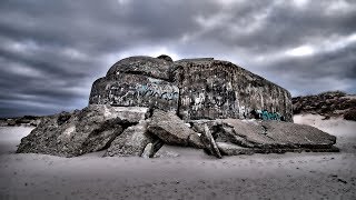 WW2 ATLANTIKWALL Denmark  Befehlsstand für Heeresküstenbatterie Wehrmacht  Regelbau 636 [upl. by Hermie]