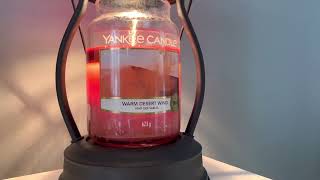 Yankee Candle Review Warm Desert Wind [upl. by Ahsiryt]