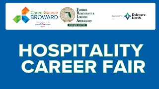 CareerSource Broward 2023 Hospitality Career Fair [upl. by Arymahs]