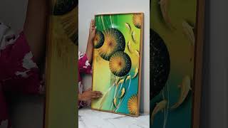 Luxury Crystal Acrylic Wall Art for your luxury home decor 😍 youtube art luxurydecor homedecor [upl. by Frazer]