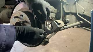 rear caliper slide pin bolt head stripped How to get around it to finish the job not a fix [upl. by Ymar]