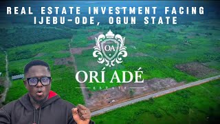 Explore Ori Ade Estate the best property location along the IjebuOde Expressway Ogun State [upl. by Kcirej]