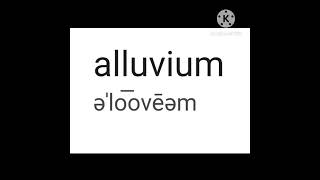 Alluvium அலுவியம் வண்டல் மண் english spelling vocabulary englishlanguage spokenenglish shots [upl. by Ahserb904]