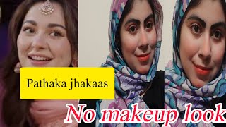 Natasha Waqas inspired hania Amir no makeup look  natashawaqas [upl. by Nylssej732]