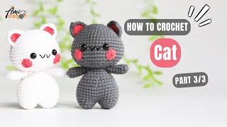 750  Cat Amigurumi 33  How To Crochet Animals Amigurumi  AmiSaigon [upl. by Jaime]