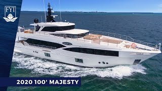 Super Yacht Walkthrough  2020 100 Majesty  Listed by FYI Yachts [upl. by Dumanian382]