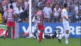 Santos 1 x 1 São Paulo  Brasileirão 2011 [upl. by Lahcsap]