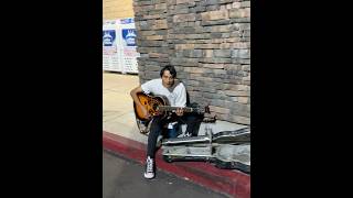 Street performers Winco Foods grocery 🎸🗣️🤩 singer [upl. by Llertnauq]