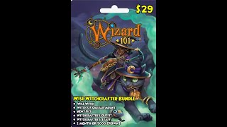 Wizard101s Witch Crafter Bundle Overview  CUTEST KITTY MOUNT [upl. by Nylaehs]