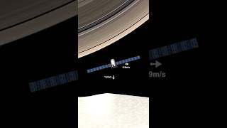 Landing Probe on Saturn’s Enceladus Moon in SFS 🪐 shorts spaceflightsimulator [upl. by Valerle]