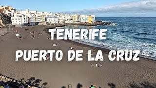 A voir à faire à Tenerife la plage playa Jardin playa Grande à Puerto De La Cruz [upl. by Joann693]