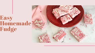 Homemade Valentine’s Day Fudge [upl. by Analla]