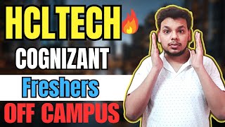 Cognizant  HclTech Hiring Updates  OFF Campus Drive For 2024  2023  2022 Batch  Freshers [upl. by Porett]