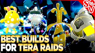 The BEST Builds for Tera Raids in Pokemon Scarlet and Violet [upl. by Haughay]