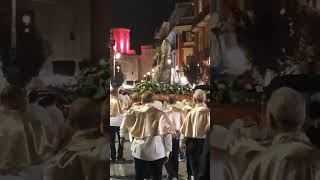 Processione SantOnorato patrono di Fondi 2024 Corso Italia [upl. by Eicarg873]